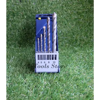 BOSCH ชุดดอกสว่าน เจาะปูน บ๊อซ รุ่น CLY-2 blue box 5pcs 2608578781 ดอกเจาะปูนก้านกลม CYL2 Blue Box set 4/5/6/8/10 ของแท้ 3