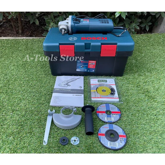 BOSCH เครื่องเจียร์ 4" บ๊อช รุ่น GWS750-100 BOX SET (แถมใบตัดเพชร+ใบตัด+ใบเจียร์+กล่องเครื่องมือ 06013940KE) 3