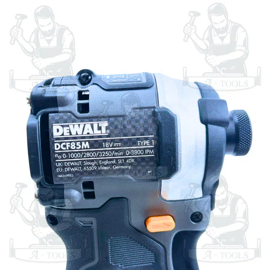 + + DEWALT ชุดไขควงกระแทก ไร้สาย 20V รุ่น DCF85MM1T-QW (พร้อมแบตเตอรี่+แท่นชาร์จ) DCF85 6