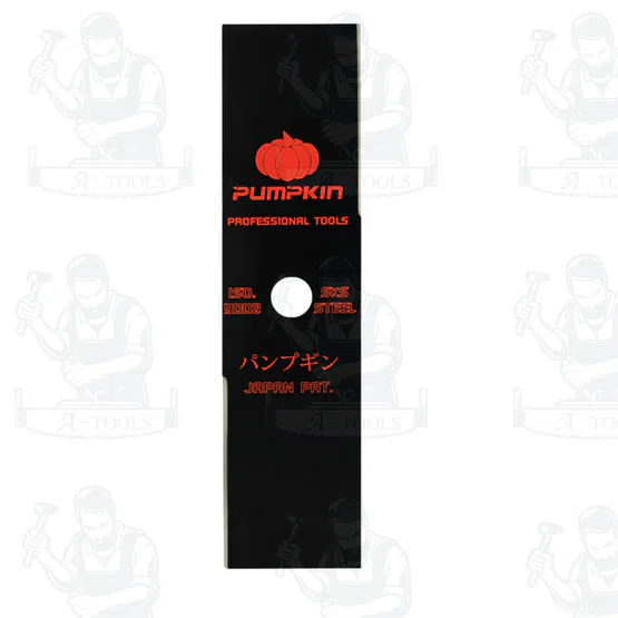 PUMPKIN ใบมีดตัดหญ้า ผลิตจากเหล็กกล้า มี 2แบบ ทรงตรง , ทรงมะละกอ 14 นิ้ว 1.9mm รหัส 33523-33524 3
