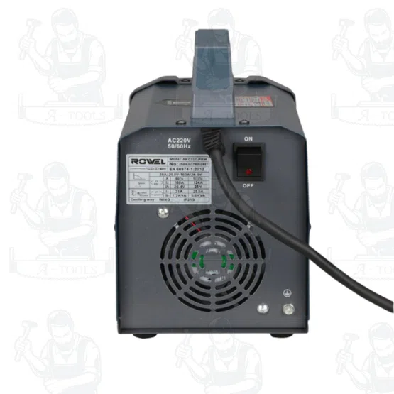 ROWEL รุ่น RW-CE-WM-ARC250-PRM เครื่องเชื่อมไฟฟ้า 250 แอมป์ เหมาะกับงานเชื่อมเหล็กกล้า เหล็กหล่อ และสเตนเลสบางชนิดเกรด 6
