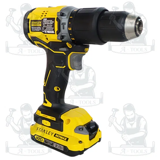 STANLEY สว่านกระแทกไร้สาย 20V รุ่น SBD715D2KA-B1 (แบต 2.0AHx2+กล่องอุปกรณ์100ชิ้น) 4