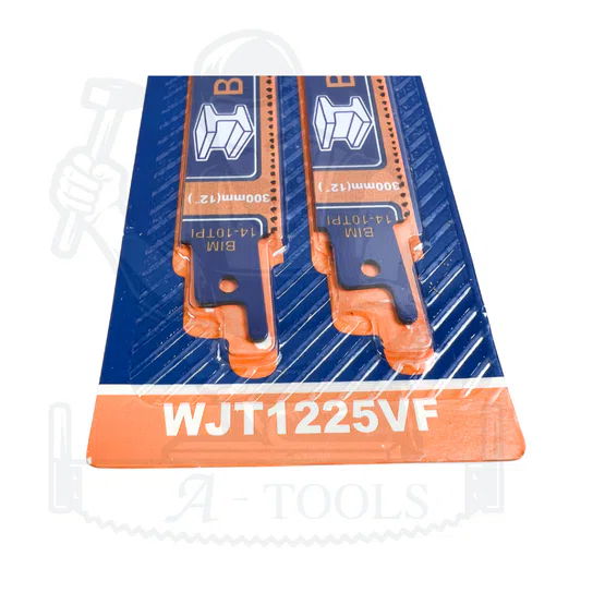 WADFOW ใบเลื่อยชัก ตัดเหล็ก 12″ 14-10TPI รุ่น WJT1225VF 2ชิ้น/ชุด 4