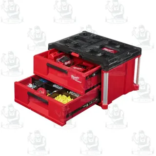 Milwaukee กล่องเครื่องมือ PACKOUT 2 ลิ้นชัก​ รุ่น 48-22-8442 **ส่งเร็ว ของแท้100%** 3