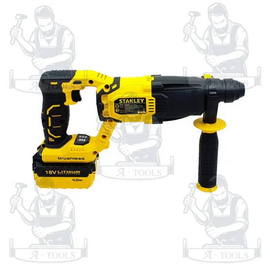 STANLEY สว่านโรตารี่ไร้สาย 20V รุ่น SBR20M2K-B1 3ะบบ มอเตอร์ไร้แปรงถ่าน (แบต4.0Ah x2) **ส่งเร็ว ของแท้100%** 3
