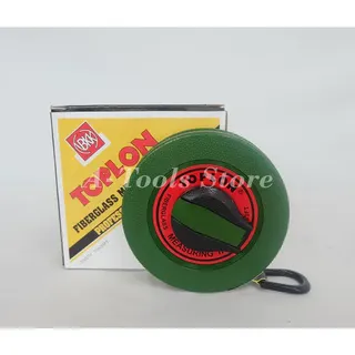 PUMPKIN TOPLON เทปวัดที่ 10เมตร รุ่น BK4010 / 11201 สายใยแก้ว เคลือบด้วยสารพิเศษ ไม่ยืดง่าย ตลับเมตรวัดที่ สายวัดที่ 4