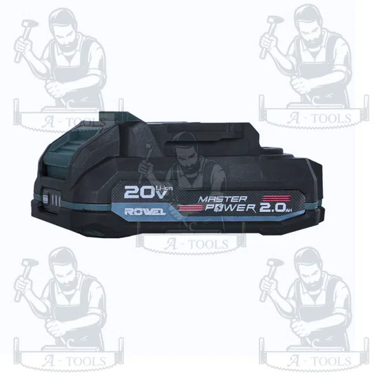 ROWEL แบตเตอรี่ 20V รุ่น BLR2020 -2.0AH / BLR2050 -5.0Ah แท่นชาร์จ รุ่น BCM2020 -2.0Ah / BCU2040 -4.0Ah 3