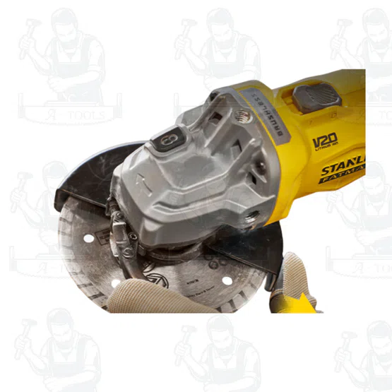 STANLEY รุ่น SBG710M1TA-B1 เครื่องเจียร์ไร้สาย 4 นิ้ว V20 พร้อมแบตเตอรี่ 4AH 1ก้อน พร้อมกล่อง Prostack 4