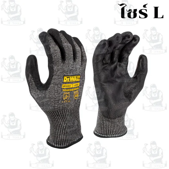 DEWALT ถุงมือ Touch Screen รุ่น DPG860 กันบาด ไซต์ M/L 3