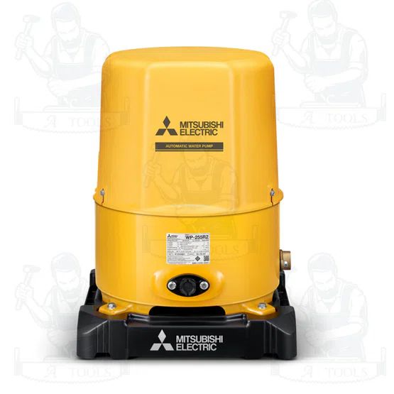 MITSUBISHI ปั๊มน้ำอัตโนมัติ มิตซูบิชิ รุ่น WP-255R2 250วัตต์ ปั๊มน้ำออโต้ มิตซู WP255R ปั๊มน้ำ ถังกลม ปั๊มน้ำในบ้าน 6