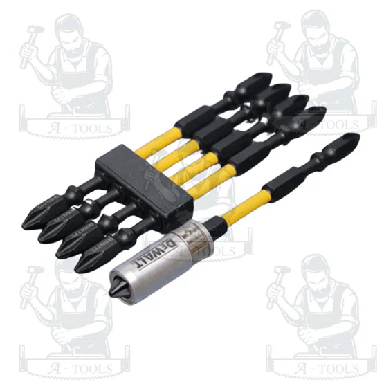 DEWALT ดอกไขควง2ด้าน PH2 FLEXTORQ 110มม. 5ชิ้น รุ่น DWA2SD110 พร้อมปลอกแม่เหล็ก ของแท้ 100% พร้อมส่ง 6