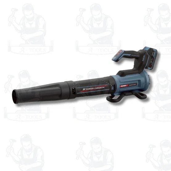 ROWEL รุ่น RW-TG-PS-DLB550-S เครื่องเป่าใบไม้ไร้สาย 20V (แบต 4.0Ah.x1) น้ำหนักเบา พกพาสะดวก สวิตช์ปรับง่าย มีไฟแสดงระดับ 2