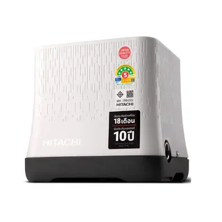 HITACHI WM-P200XX2 NEW ปั๊มถังสี่เหลี่ยม (ฟรีเสื้อ1ตัว) 200วัตต์ แรงดันน้ำคงที่ ปั๊มอัตโนมัติ 2