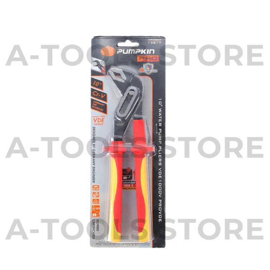 PUMPKIN PRO คีมหุ้มฉนวน VDE คอม้า 10″ พัมคิน รุ่น 14817 / PROVDE-WP250A ป้องกันไฟ1000V **ส่งเร็ว ของแท้100%** 5