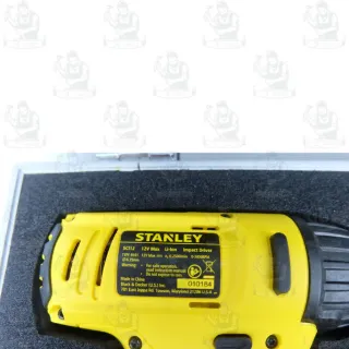 STANLEY สว่านกระแทก +ไขควงกระแทกไร้สาย 12V รุ่น SCHI121S2FK-B1 (แบต1.5AH x2 +แท่นชาร์จ) 6