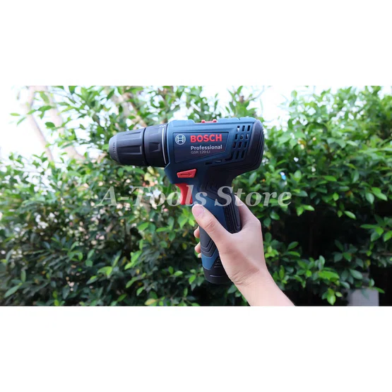 BOSCH สว่าน ไขควง ไร้สาย 12V บ๊อช รุ่น GSR 120-LI (แบต2ก้อน2.0Ah+แท่นชาร์จ) สว่านไร้สาย GSR120 LI สว่านแบต 06019G80K0 4