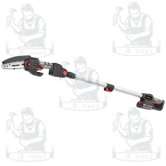 OSUKA ชุดเลื่อยตัดแต่งกิ่งสูงไร้สาย 20V 6" รุ่น OCPS426-D1 (แบต20V 2.0Ah x1 +แท่นชาร์จ) ยืดได้สูงสุด 4 เมตร 4
