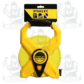 STANLEY เทปวัดสายไฟเบอร์กลาส/สายอ่อน แบบเปลือย STHT34791-8 30M./ STHT34794-8 60M. ตลับเมตรวัดที่ สายวัดที่ 6