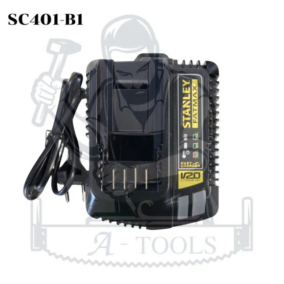 STANLEY แท่นชาร์จ แบตเตอรี่ 20V รุ่น SC200-B1 / SC401-B1 ชาร์จเร็ว 4