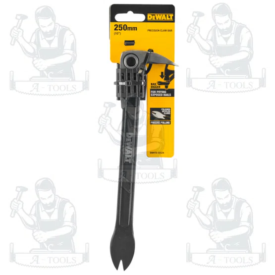 DEWALT แชลงปลายงอ ขนาด 10 นิ้ว รุ่น DWHT0-55524 สำหรับ ขุด งัด แซะ ถอนตะปู ** ของแท้ 100% ** 4
