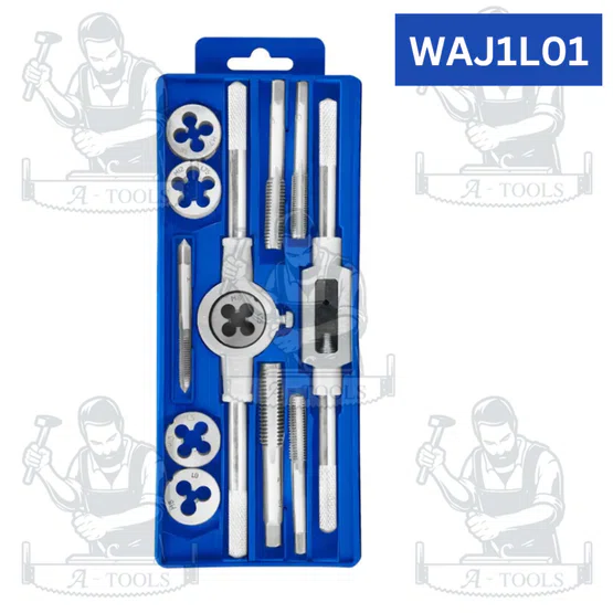 WADFOW ชุดต๊าปเกลียว รุ่น WAJ1L01 (12 ชิ้น) และ WAJ1L02 20ชิ้น ด้ามจับประแจ ทำจากอัลลอยสังกะสี ของแท้ 2