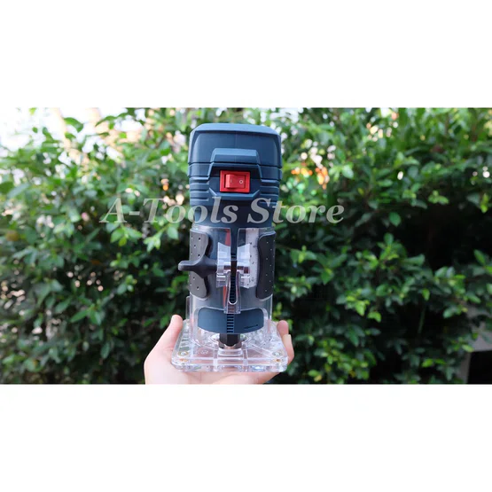 BOSCH เร้าเตอร์ บ๊อซ รุ่น GKF550 เลื่อยเซาะร่องไม้ ทริมเมอร์ 2หุน 1/4" 550W 06016A00K0 2