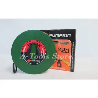 PUMPKIN TOPLON เทปวัดที่ 20เมตร รุ่น BK4020 / 11203 สายใยแก้ว เคลือบด้วยสารพิเศษ ไม่ยืดง่าย ตลับเมตรวัดที่ สายวัดที่ 6