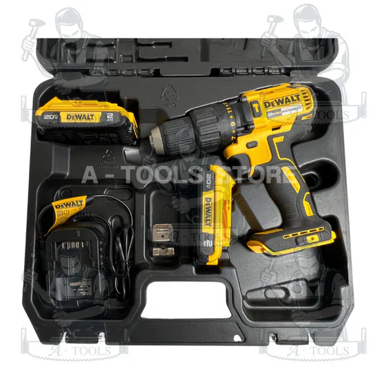 + + DEWALT สว่านกระแทก ไร้สาย 20V รุ่น DCD7781D2A-B1 (แบต x2+แท่นชาร์จ+กล่อง+ชุดดอก109ชิ้น) DCD7781 2