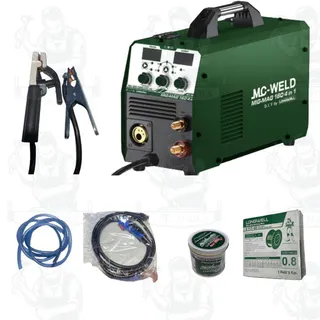 MC-WELD ตู้เชื่อมไฟฟ้า รุ่น MIG 160 Amp. Inverter 4 in 1สามารถควบคุมงานเดินแนวเชื่อมได้ต่อเนื่อง 2T/4T สินค้า พร้อมส่ง 2