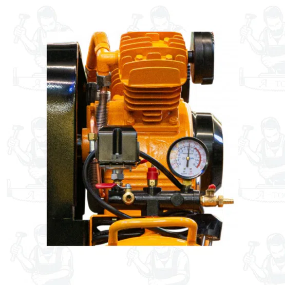 TIGER TGA21-100M 1HP ปั๊มลมสายพาน มอเตอร์ 2HP 220V. ถัง 100 ลิตร อัตราการผลิตลม 235 ลิตร/นาที สินค้าพร้อมส่ง ของแท้100% 2