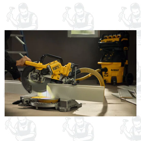 DEWALT รุ่น DCS714B เลื่อยองศาคงที่ 20V MAX 10 นิ้ว แบบเอียงสองด้าน (ตัวเปล่า) ขนาดกะทัดรัด สินค้าคุณภาพดี พร้อมส่ง 6