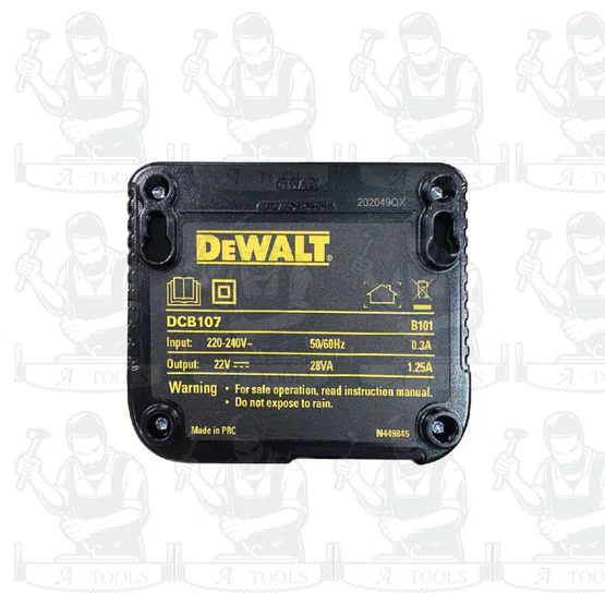 DEWALT แท่นชาร์จ แบตเตอรี่ รุ่น DCB107-B1 12V-20V DCB107 4