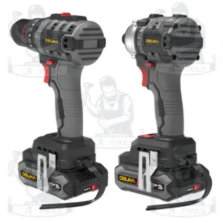 OSUKA ชุดสว่าน+ไขควงกระแทกไร้สาย 20V รุ่น OCK152-D2 (แบต20V 2.0Ah x2 +แท่นชาร์จ) สินค้า 4