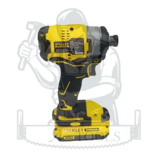 STANLEY ไขควงกระแทกไร้สาย 20V รุ่น SBI810D2K-B1 (แบต2.0Ah x2) หัวจับดอก แบบสวมเร็ว 3