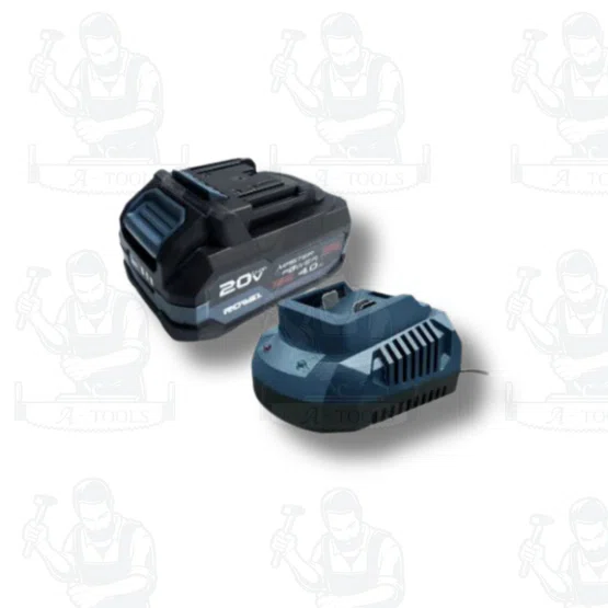 ROWEL รุ่น RW-PT- DBD160 สว่านกระแทกไร้สาย 20V. แรงบิด 160 Nm.(Brushless Motor แบต 4.0Ah x 1 ก้อน + 1แท่นชาร์จ) 4