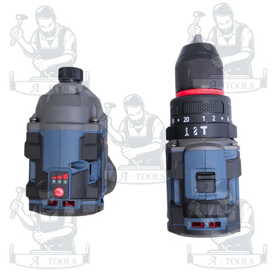 ++ ROWEL ชุดสว่านและไขควงกระแทกไร้สาย 16V รุ่น CSD161 (แบต16V 2.0Ah x2+แท่นชาร์จ) 5