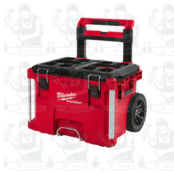 Milwaukee กล่องเครื่องมือ PACKOUT ล้อลาก รุ่น 48-22-8426 ขนาดล้อ 9นิ้ว รับน้ำหนักได้114กิโล 2