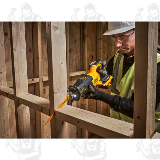 DEWALT รุ่น DCS382N-KR เลื่อยชักไร้สายไร้แปรงถ่าน 18V(20V Max) เฉพาะตัวเครื่องใช้ร่วมกับแบตเตอรี่ 18V(20V Max)ได้ทุกรุ่น 5