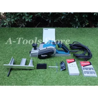 MAKITA กบไสไม้ มากีต้า รุ่น M1100KX1B กบไฟฟ้า ขนาดใบมีด3นิ้ว 750W 3-1/4" 82mm M1100 (แทน MT111KX1B) *ส่งเร็ว ของแท้100%* 3