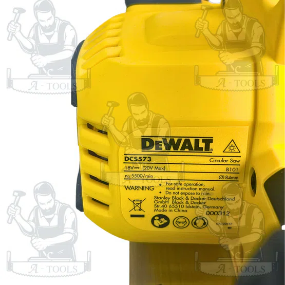 + + DEWALT เลื่อยวงเดือนไร้สาย 7" 20V รุ่น DCS573N-KR (ตัวเปล่า) 6