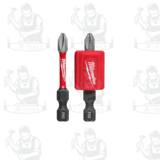 Milwaukee รุ่น 48-32-4550 ดอกไขควง PH2 พร้อมปลอกแม่เหล็ก 3 ชิ้น Magnetizer มีแม่เหล็กที่มีความแข็งแรงสูงเพื่อเพิ่มการยึด 2