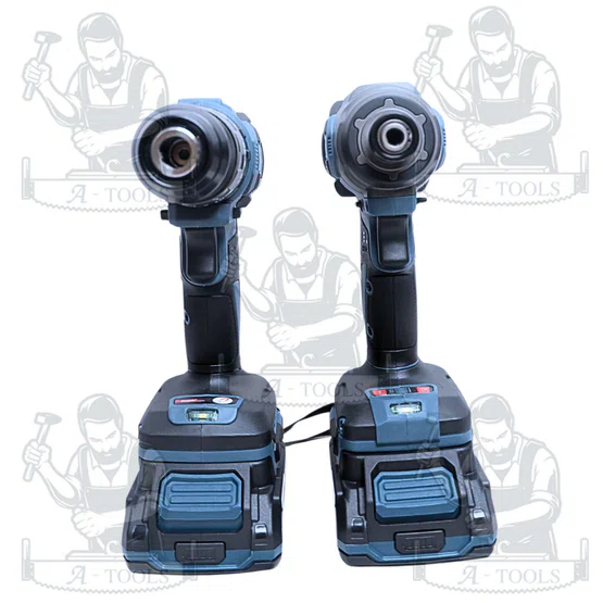+ + ROWEL DUO SET ชุดสว่านและไขควงกระแทกไร้สาย 20V รุ่น CSD201 (แบต 20V 2.0Ah x2+แท่นชาร์จ) 3