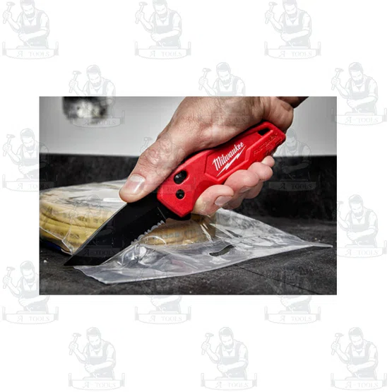 Milwaukee มีดพับ ฟันเลื่อย ระบบสปริง เปิดปิด รุ่น 48-22-1530 FASTBACK Spring Assisted Serrated Knife 5
