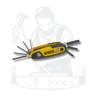 DEWALT ชุดประแจหกเหลี่ยม 8ตัว รุ่น DWHT0-70263 (2-10 มม.) พกพาสะดวก **ส่งเร็ว ของแท้100%** 2