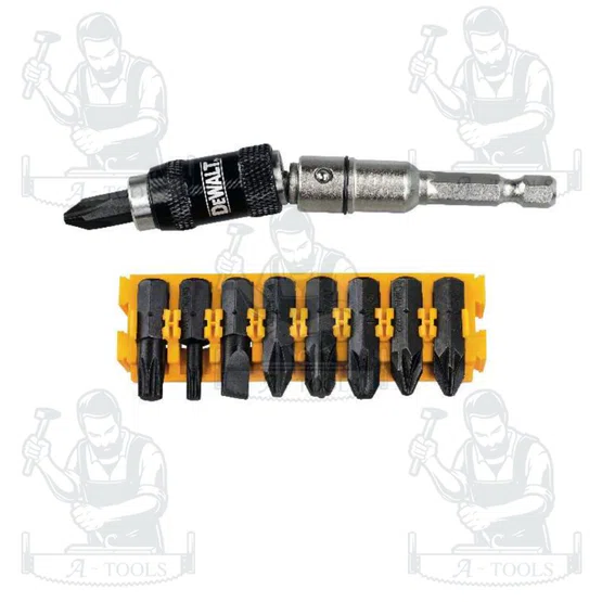 DEWALT ดอกไขควง FLEXTORQ 25มม. 10ชิ้น รุ่น DT70518T-QZ ก้านต่อดอกไขควง ของแท้ 100% สินค้าพร้อมส่ง 2