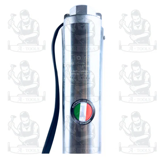 TORQUE ปั๊มบาดาล ทอร์ค บ่อ4” รุ่น TQ-SP-4BH19-4/S ท่อน้ำออก 1 1/2” 19ใบพัด 2.0HP 220V 2