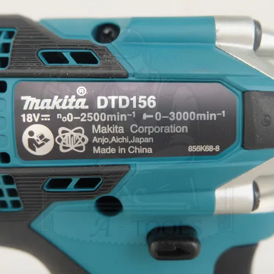 MAKITA ชุดสว่านไขควง ไร้สาย 18V รุ่น DTD156SF1J (แบต 3.0Ahx1+แท่นชาร์จ) 1/4นิ้ว 155Nm. DTD156 **ส่งเร็ว ของแท้100%** 3