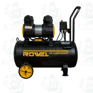 ROWEL ปั๊มลมออยฟรี รุ่น RW-CE-AC-160-50 มอเตอร์ 2แรงม้า ถัง 50ลิตร เสียงเงียบ ปั๊มลมเร็ว ผลิตจากวัสดุคุณภาพดี ทนทาน 2