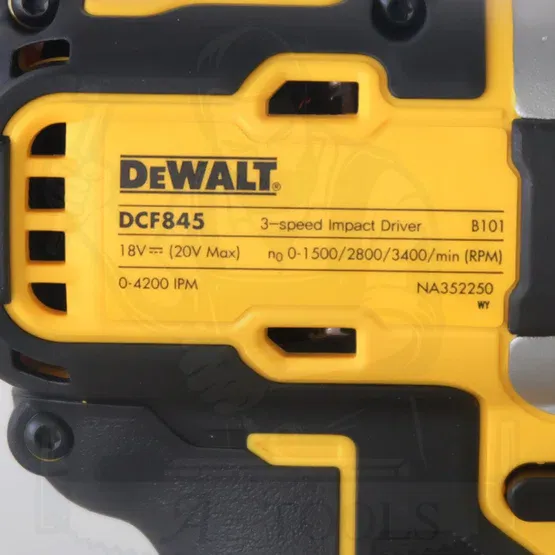 DEWALT ไขควงกระแทก ไร้สาย 20V รุ่น DCF845D1A-B1 (พร้อมแบต2.0AH+แท่นชาร์ต) DCF845 **ส่งเร็ว ของแท้100%** 2