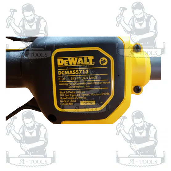 DEWALT เครื่องเล็มหญ้าไร้สาย รุ่น DCMAS5713X1-B1 60V Max (แบต 9.0AH x1) เครื่องตัดหญ้า DCMAS5713 5
